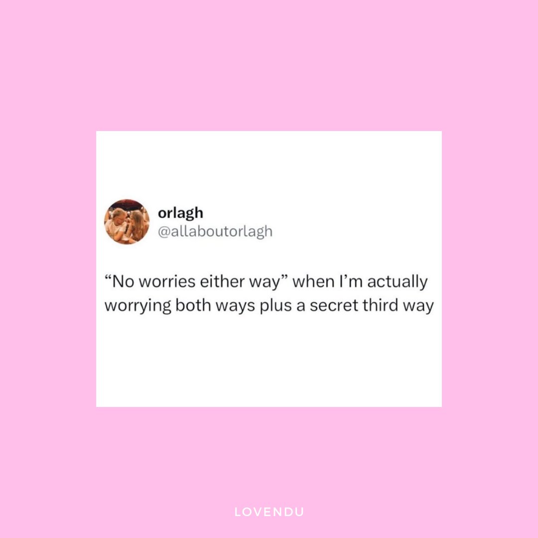 lovendu_'s tweet photo. Anybody have the most inconvenient and craziest worries about things that no-one else has even thought of?🫠

Nope? Just me?🙃 https://t.co/AOm7BMpcLP