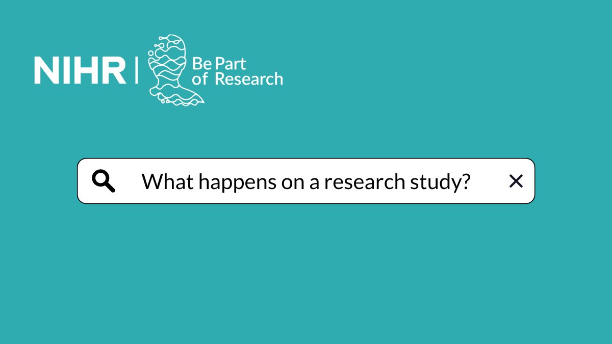 Curious about what happens on a research study? 🩺 All studies are designed differently depending on what is being researched. From practicalities to consent, you can read more about what’s involved here ➡️ bepartofresearch.nihr.ac.uk/taking-part/wh…