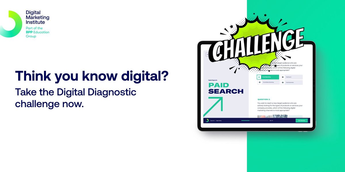dmigroup's tweet image. Feeling smart? 

Test yourself with our skills test and see if you&apos;re a digital genius or if it&apos;s time to hit the studies.

Take the test now 
🔗 buff.ly/3SU5tc3 

#SkillsTest #DigitalMarketing #DigitalIQ
