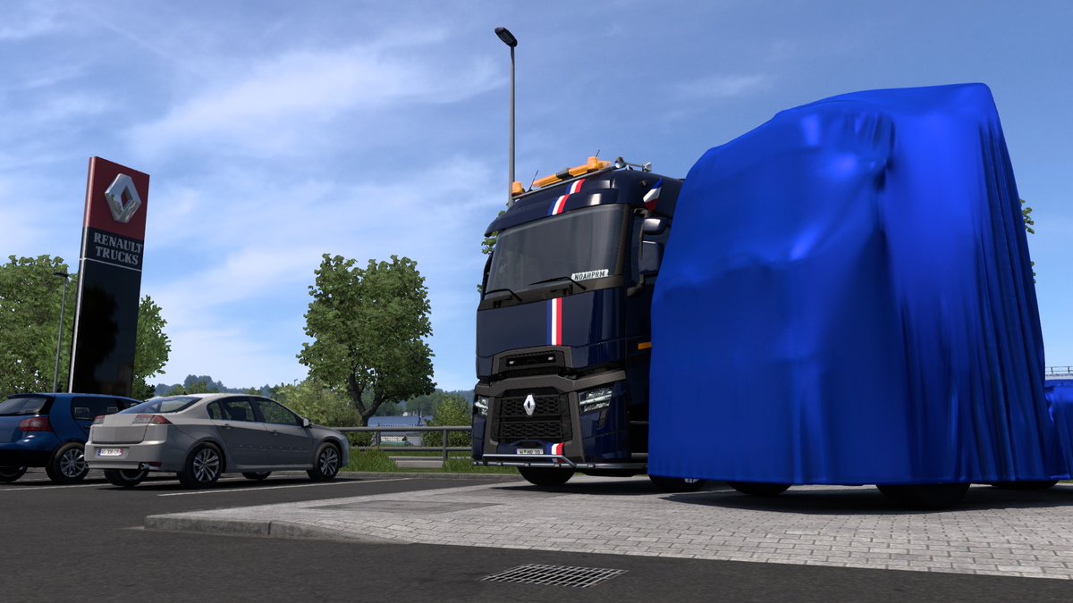 👀 <a href="/SCSsoftware/">SCS Software</a> &amp; <a href="/RenaultTrucksCo/">Renault Trucks</a> #ETechTrucking