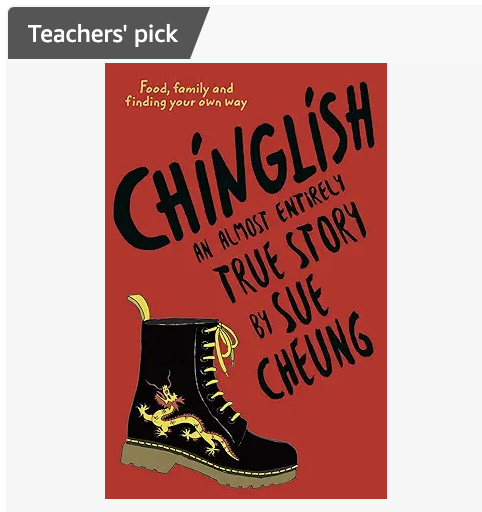 Thank you to all the teachers choosing #Chinglish as their top pick on #Amazon. That's 3 years in a row now - glad to be helping students fathom life with my story! @AndersenPress @peachjamcloset