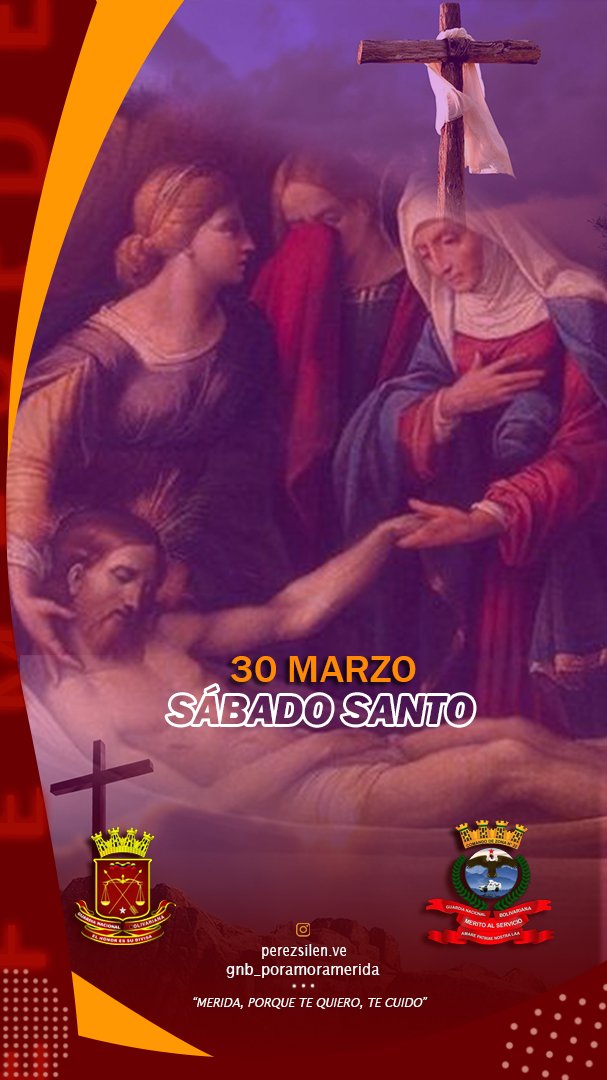 Meridacz_22's tweet photo. #30Ma
En este día se realiza la vigilia a la espera de la Pascua en la que se celebrará la Resurrección de Jesús. https://t.co/4hwgkm8zio