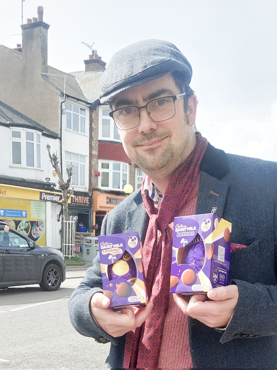 Egg-cellent hunting in Tankerton this morning. And no, I didn't withhold the eggs from the little-ish people who did the actual hunting!