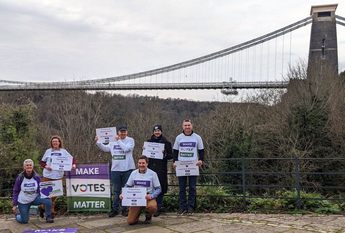 YEurope19's tweet photo. I bet that even Brunel, when he designed the Clifton Suspension Bridge, would agree with Bristol @makevotesmatter that #ProportionalRepresentationLoves #…. https://t.co/r5tTARf9RE