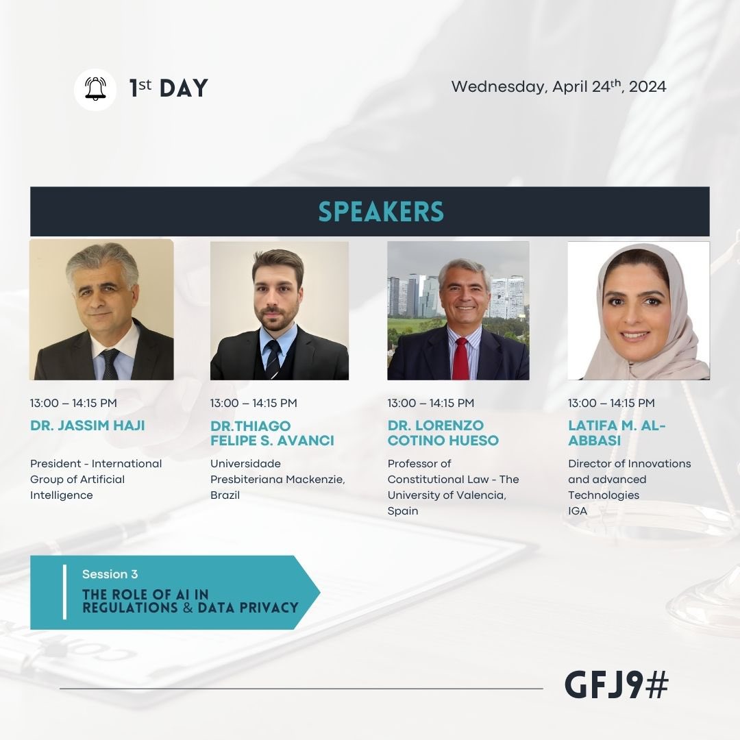 #GFJ9 

Our speakers and leaders in their fields ignited a robust dialogue on sculpting the legal future in the Arab Gulf and beyond. Stay tuned for more as we continue to redefine legal excellence together.

#LegalInnovation #DataSovereigntyGCC #FutureOfCorporateTax #AIInLaw