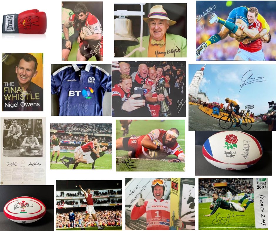 Some brilliant items up for grabs this weekend in our online memorabilia auction supporting #suicideprevention and #mentalhealth charities. Here are some of the fab lots on offer. Take a look and have a bid and share 🙏 bid4lots.com/catalogue.cgi?…