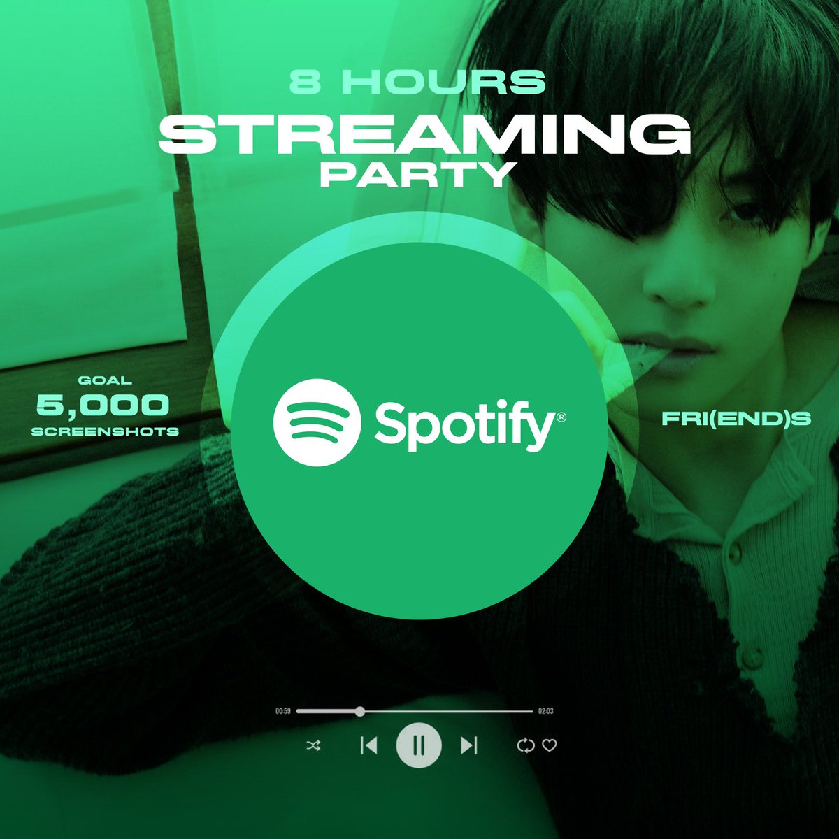 Let’s not drop tomorrow. Can we get 5000 streaming screenshots of FRIENDS + LMA in 6 hours? Targeted goal to be achieved in: 8 hours Targeted goal to see an increase on charts should be achieved in: 6 hours LETS BE FRIENDS