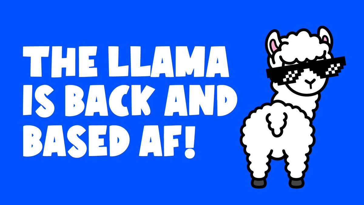 based_llama's tweet photo. $LLAMA https://t.co/f6m4GtvfE6