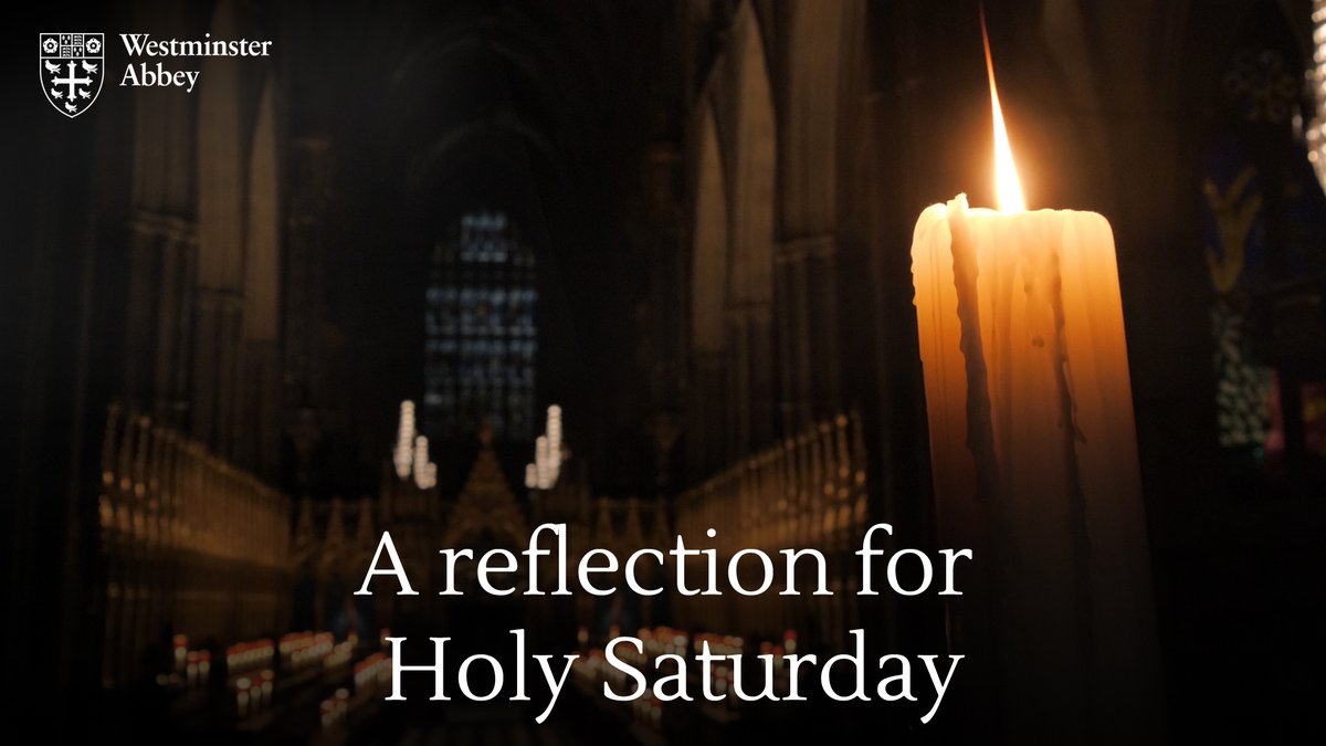 On Holy Saturday, the Reverend Dr James Hawkey reflects on a day of stillness, the reality of Christ's death, and its significance today. Read or listen to his reflection now at: westminster-abbey.org/lent-and-easte… #HolyWeek2024