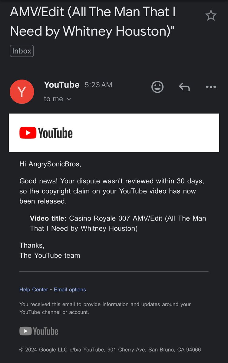 Huh well this is surprising. YouTube is actually generous for a change……. #JamesBond #OO7 #CasinoRoyale #MGM #MetroGoldwynMayer #UnitedArtists #SonyPictures #EonProductions #Danjaq #AMV #Edit #AMVEdit #AMVEdits #WhitneyHouston #AllTheManThatINeed