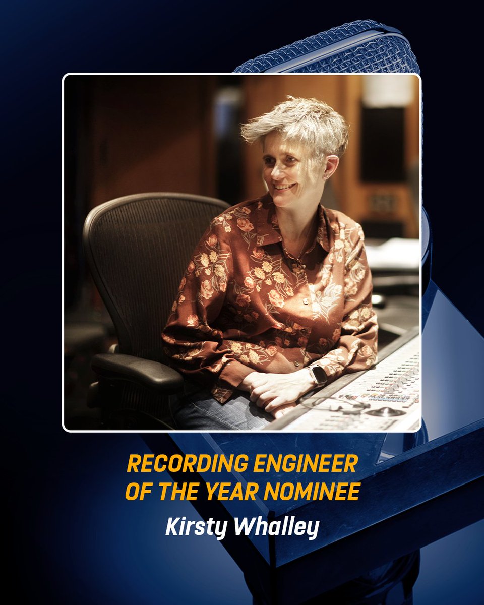 We are thrilled to share the shortlisted nominees for 'Recording Engineer of the Year' sponsored by @AMSNeveLtd. The nominees are: Fiona Cruickshank @whalster Ramera Abraham Good luck to all our nominees! The winner will be announced at the #mpga24. Tickets via link in bio!