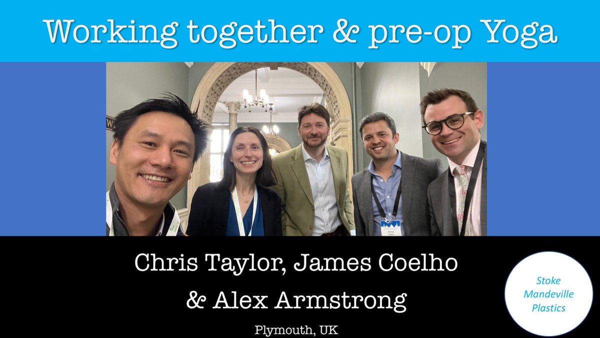 A light hearted chat with Plymouth plastic surgeons <a href="/Derriford_Hosp/">Derriford Hospital</a> on teamwork, meaning of #plasticsurgery and #yoga. With <a href="/rebecca5hirley/">Rebecca Shirley</a>.

youtu.be/pDQQ4_xY6CY?si…

For more: stokemandevilleplastics.com

<a href="/BAPRASvoice/">BAPRASvoice</a> <a href="/plasticstrainee/">ICOPLAST Trainees</a> <a href="/ICOPLASTsurgery/">ICOPLAST</a> <a href="/PlasticsFella/">thePlasticsFella</a> <a href="/PLASTAUK/">PLASTA</a>