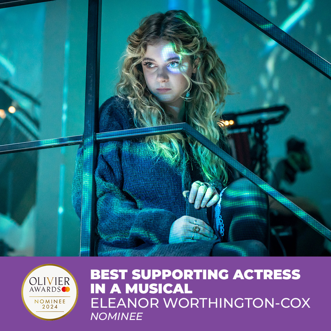 This 'invisible girl' has been SEEN! 😶‍🌫️ Eleanor Worthington-Cox is nominated for Best Supporting Actress in a Musical at the @OlivierAwards, for her portrayal of Natalie in #NextToNormal. ❤️‍🩹