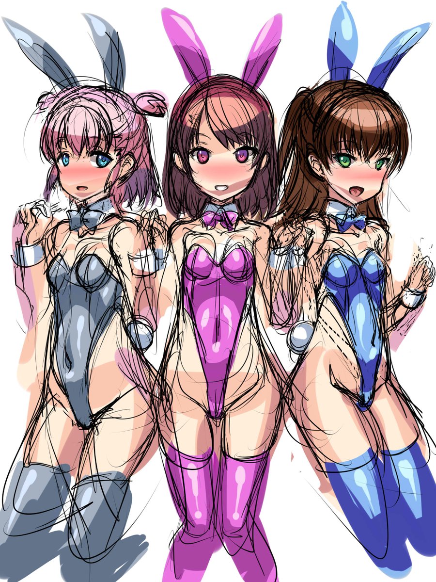 AIでない自作絵ならレイヤー分けられるよなぁ…
1.完成品 2.ラフ
3.線画 4.色のみ 