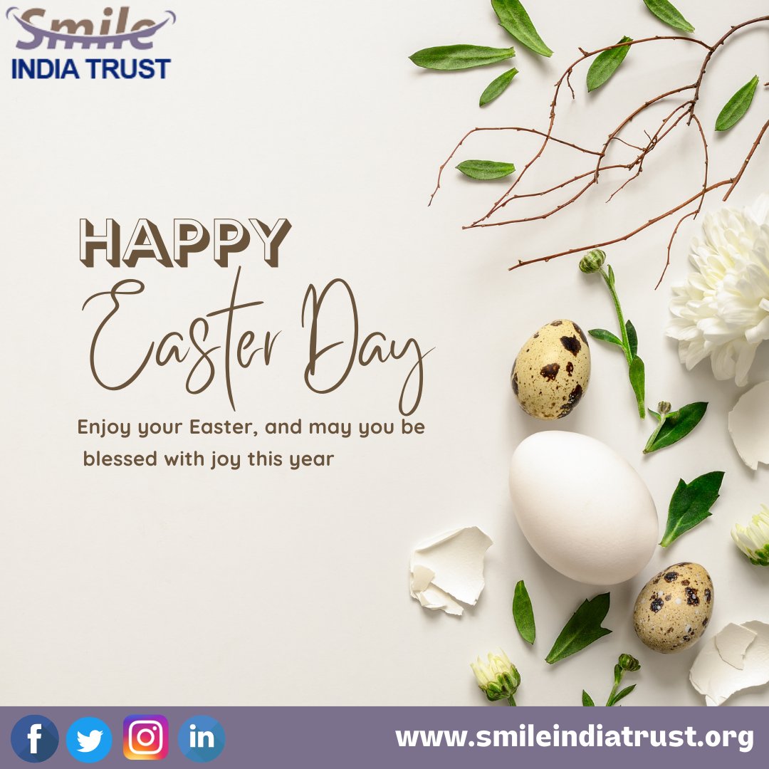 Easter is a time when God turned the inevitability of death into the invincibility of life
#SmileIndiaTrust #easterday #easterdecor #eastereggs #holzei #bunt_und_blumig #zeigwasduliebst #stilllife #country_stilllife #countrydecor #farmhousedecor #snap_ish #details_creative