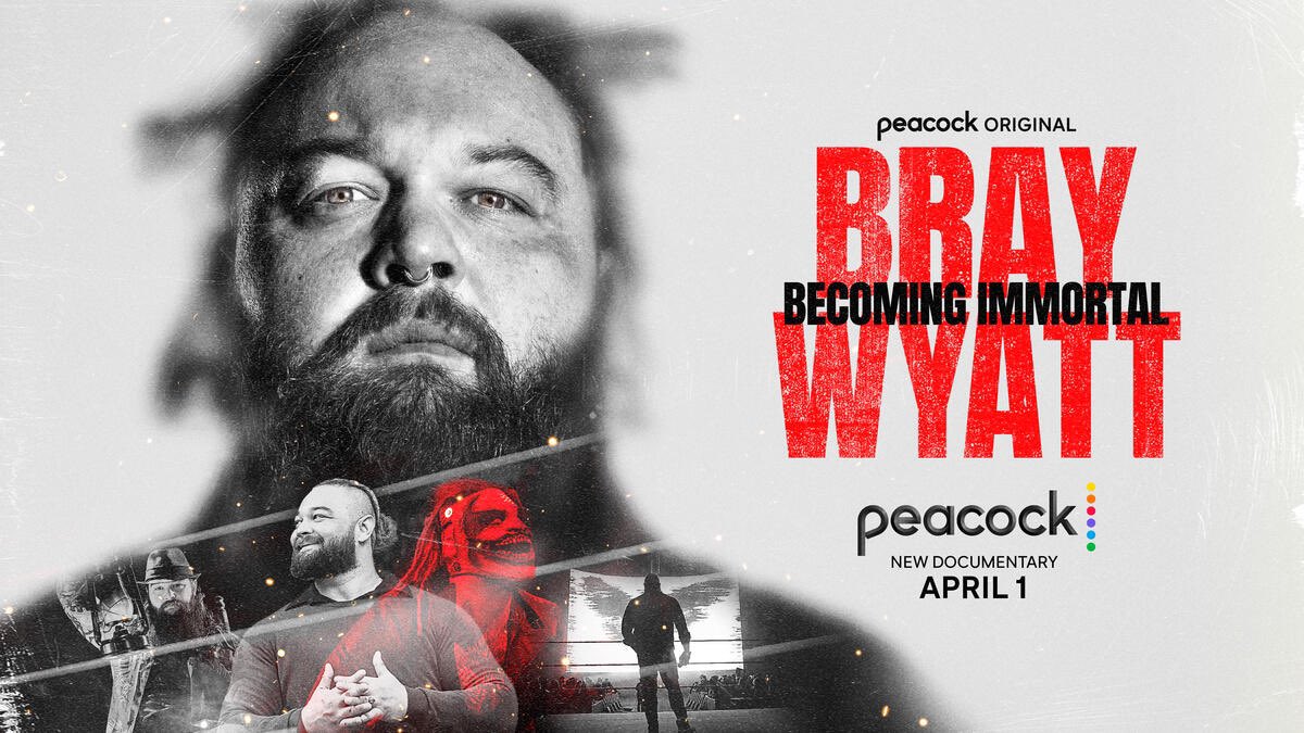 Bray Wyatt: Becoming Immortal is not only a beautiful retrospective on the groundbreaking career of a WWE icon, but an amazing look into the life of the man, husband, father, son, brother, & friend that I knew and loved. He was truly one of god’s own prototypes. April 1 @peacock