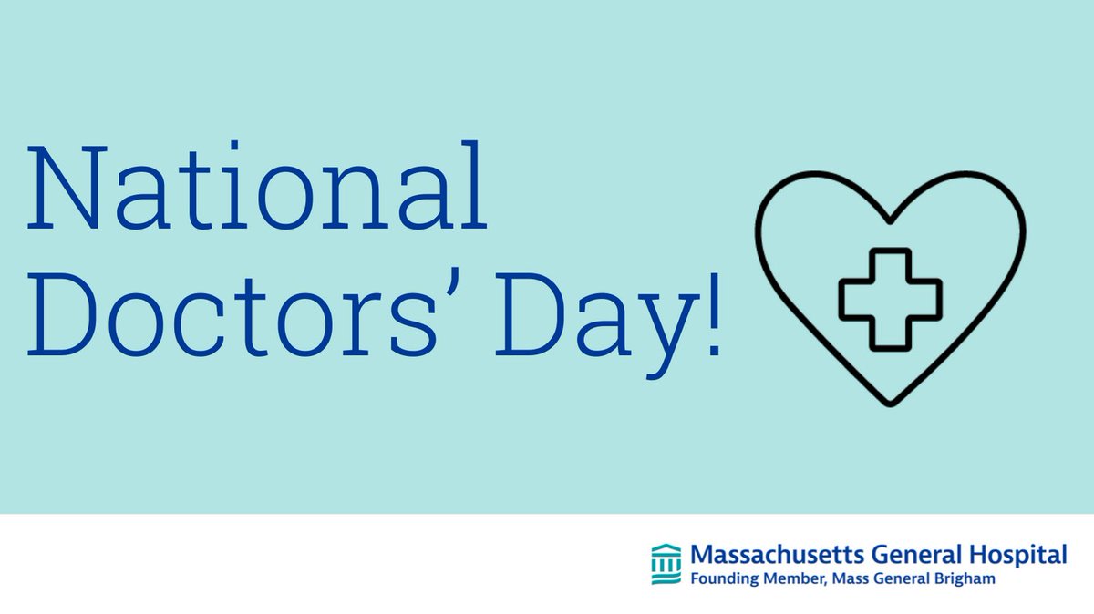 Happy National Doctors' Day. Thank you for all you have done and continue to do for our patients,our community and each other.