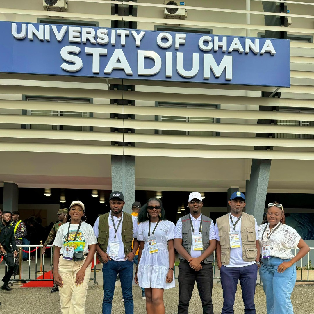 The 2nd cohort of AU Media Fellows concluded a week in Ghana, leveraging the 13th #AfricanGames to amplify #Agenda2063. Their reporting underscored how sports journalism can foster unity & inspiration, pivotal for realizing the #AfricaWeWant. #AUMediaFellowship Stay Tuned.