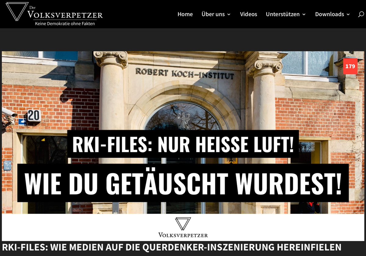 @niusde_ @FPerrefort @paul_schreyer „Die RKI-Files zeigen überhaupt keinen Skandal, alle strittigen Punkte sind entweder nachvollziehbar oder durch den tatsächlichen Kontext verständlich und sogar lobenswert.“ - Das Quer“denker“-Framing Punkt für Punkt widerlegt. volksverpetzer.de/faktencheck/rk…