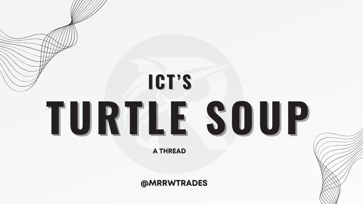 The one And only Turtle Soup 🐢
A Thread 
author @I_Am_The_ICT 
If you wat more clarity in turtle soup
then follow best mentor @Romeotpt @Richthebull008 @__DaddyGee 
#Trading #Turtlesoup #CISD #MarketStrategy