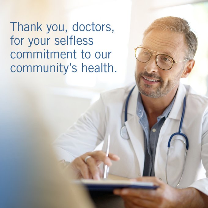 Thank a doctor today - they work tirelessly to  improve the health and well-being of all of us. https://t<a href="/tag/womenshistorymonth"class="tags"><span>#womenshistorymonth</span></a>