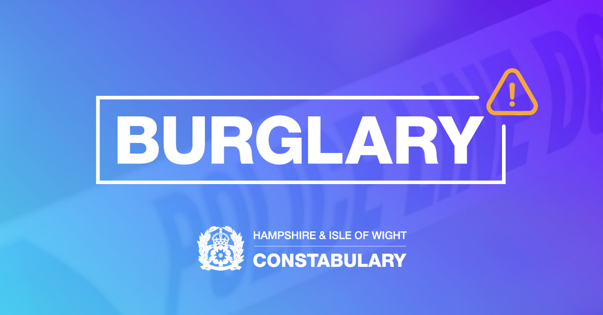 Police appeal for witnesses following burglary in Farleigh Wallop Drive, Fleet between 24/3/24 – 28/3/24. Entry gained via a ground floor window. Please review ring doorbell footage for any suspicious vehicles or persons and report via 101 quoting reference 44240132057.