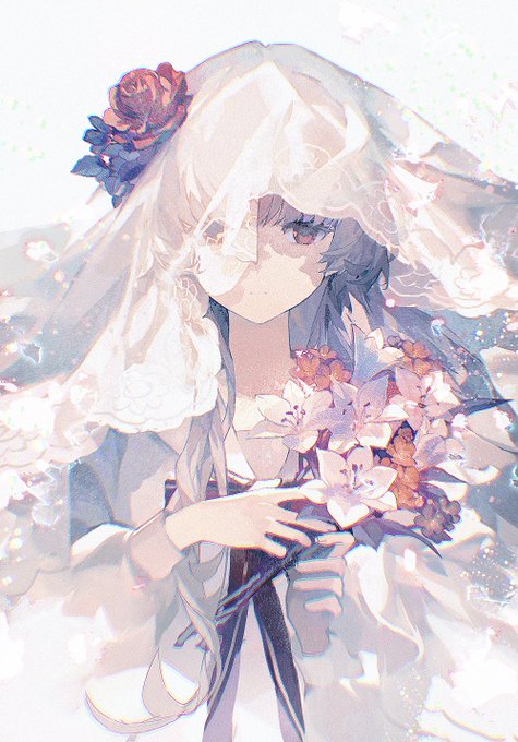 「bridal veil」 illustration images(Latest｜RT&Fav:50)