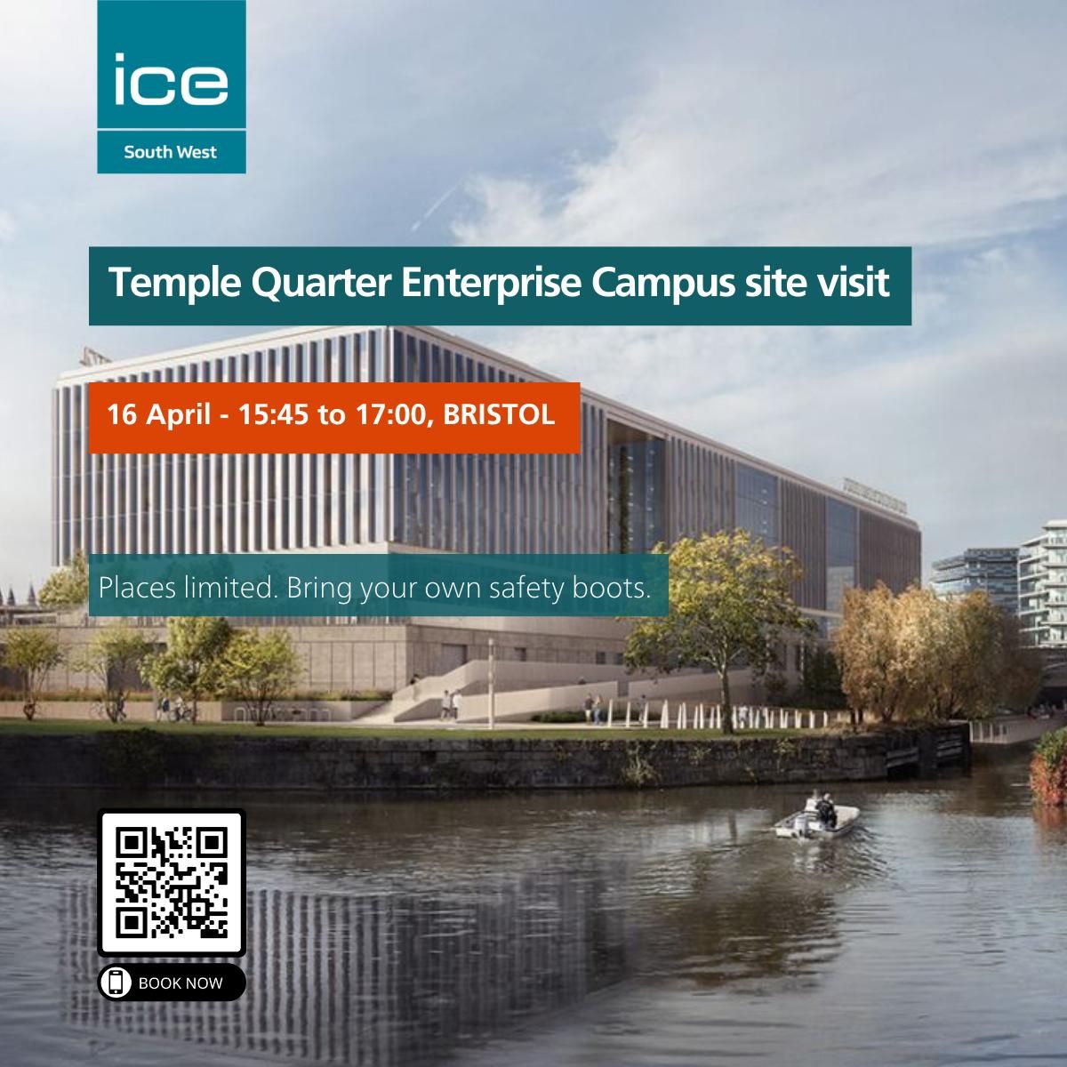 If you're based in or around #Bristol, why not join this #sitevisit to the flagship Temple Quarter Campus. You'll get a guided tour of this key #construction project for the city and the University of Bristol. Places are limited. buff.ly/4azHwhI