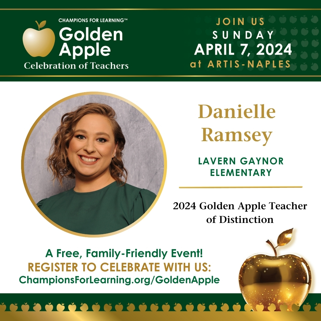 Champs4Learning's tweet photo. Danielle Ramsey helps each student develop and express their unique voice with the high impact practice “Student Voice Centered Classroom”!

#CFLGoldenApple #EducationIsEverything https://t.co/CMZ1WVlpvy