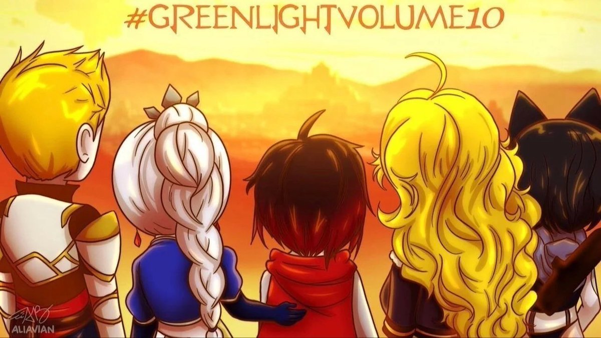 #GREENLIGHTVOLUME10  #SaveRWBY #RWBYfanart 

Pass it on!