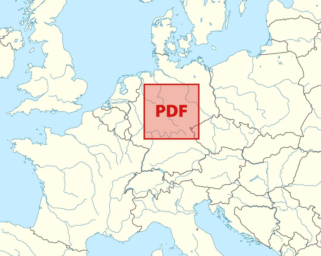 Maximum size of a PDF, version 7. 381km x 381km