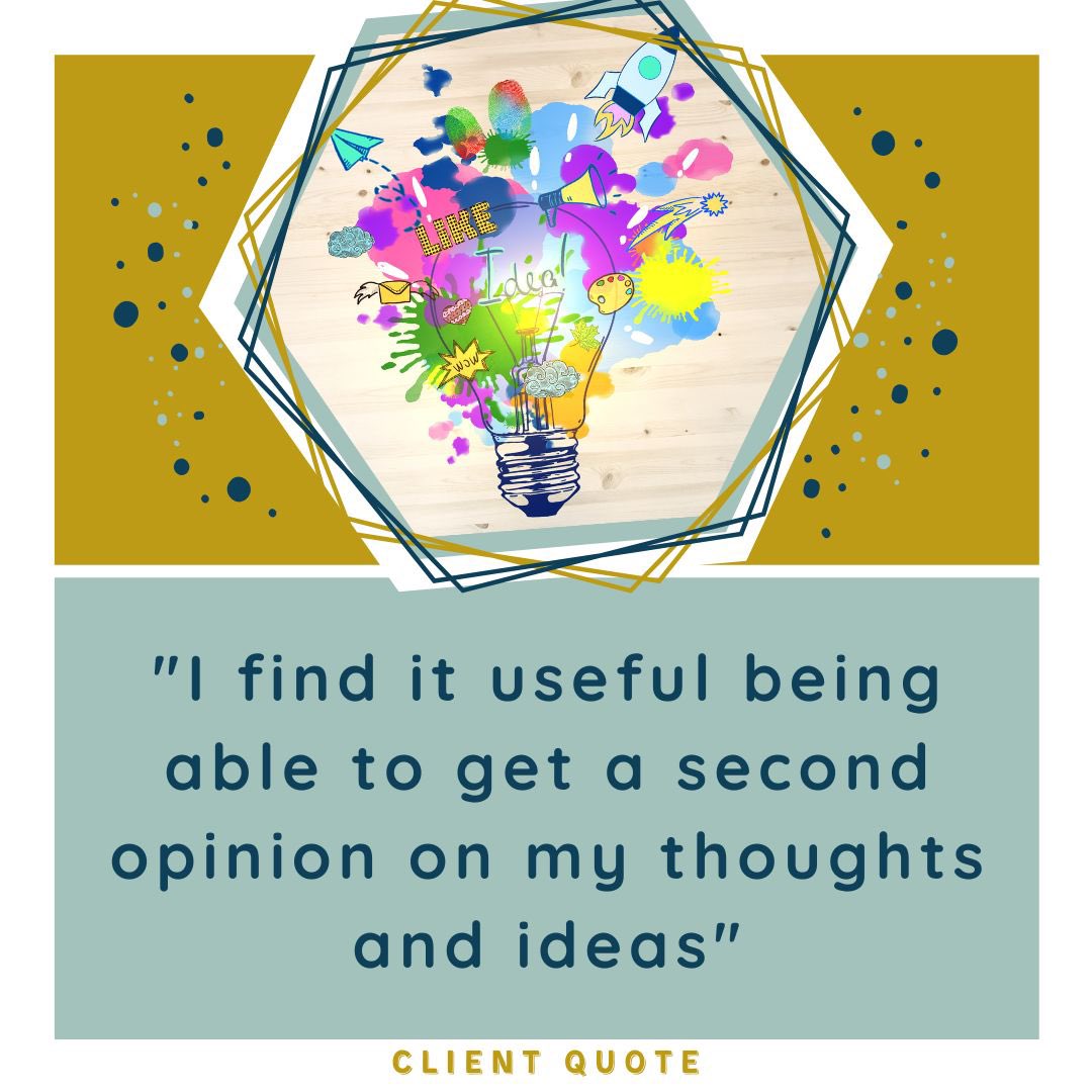 A second opinion — from someone other than family or friends — is very helpful for many of our SEED clients, boosting their #confidence in what they’re doing and #supporting them with some extra perspective.