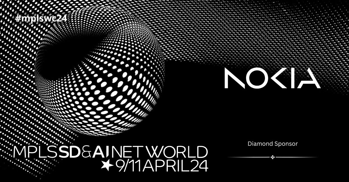 Great pleasure to welcome <a href="/nokia/">Nokia</a> as a Diamond Sponsor at the 25 Edition of #mplswc24 💎

Join us from April 9th to 11th at the 📍 Palais des Congrès de Paris to network and hear from them at the MPLS SD &amp; AI Net World Congress 👀
uppersideconferences.com/mpls-sdn-nfv/