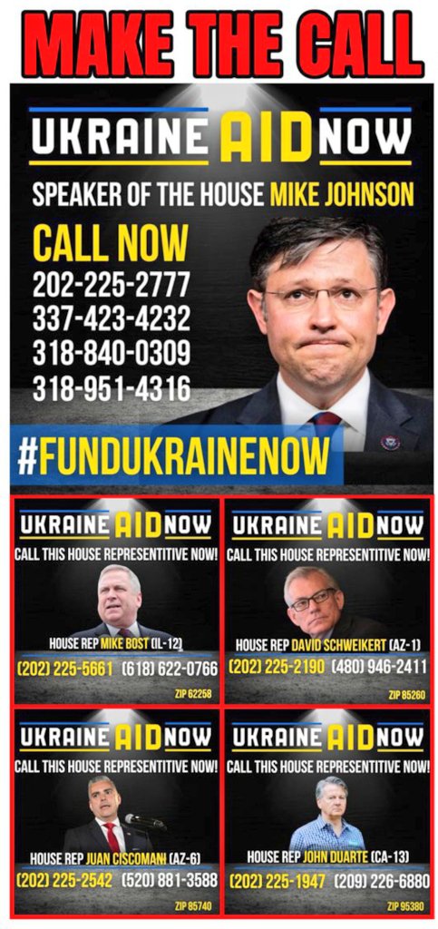Call your Reps. 
#Call4Ukraine