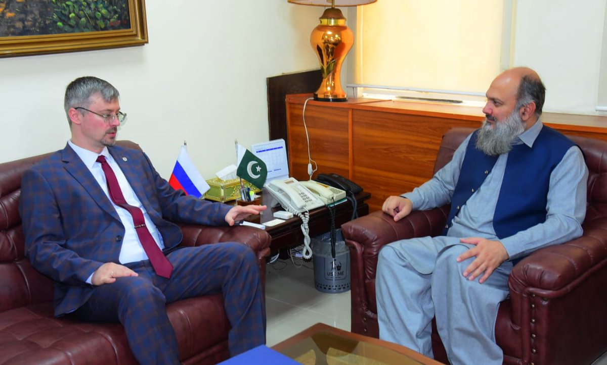 NEWS: Russian ambassador congratulates Jam Kamal on assuming charge as Commerce minister Details here globalnewspakistan.com/russian-ambass…