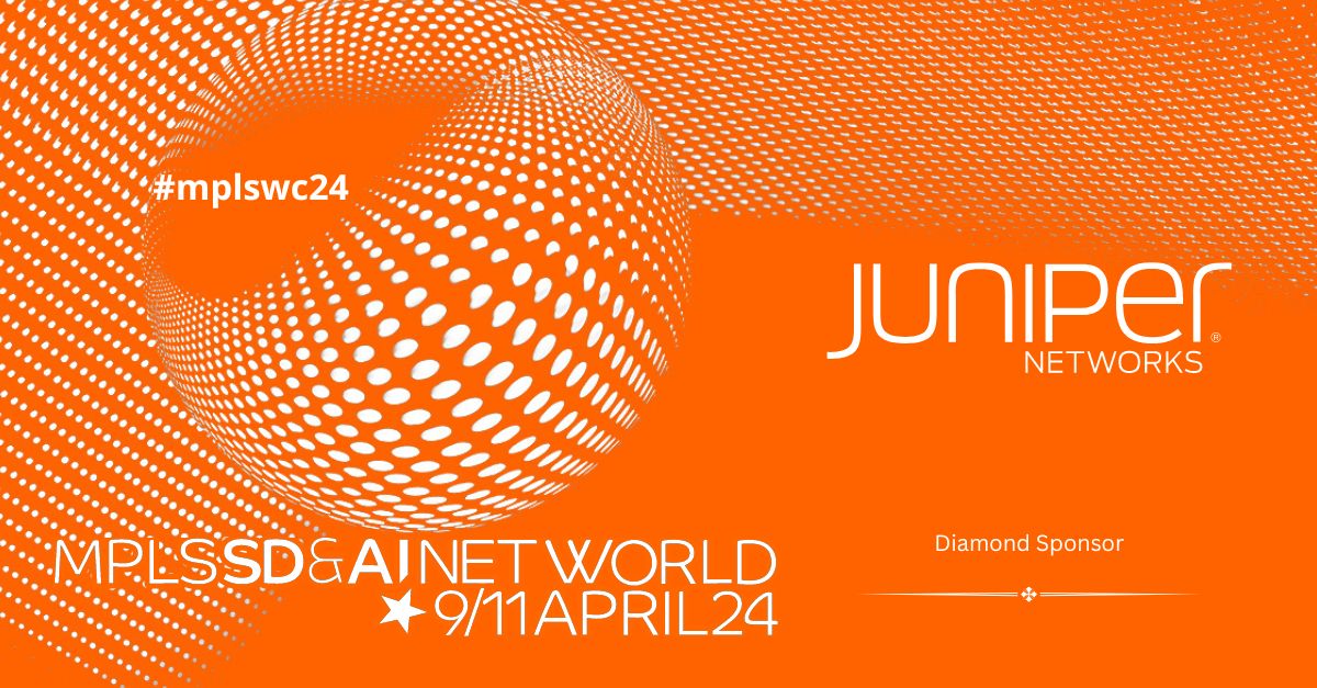 Thank you to @JuniperNetworks for joining #mplswc24 as a Diamond Sponsor💎 📅 April 9th to 11th 📍 Palais des Congrès de Paris Don’t miss this opportunity to join us and connect with them at the MPLS SD & AI Net World Congress 👀 uppersideconferences.com/mpls-sdn-nfv/
