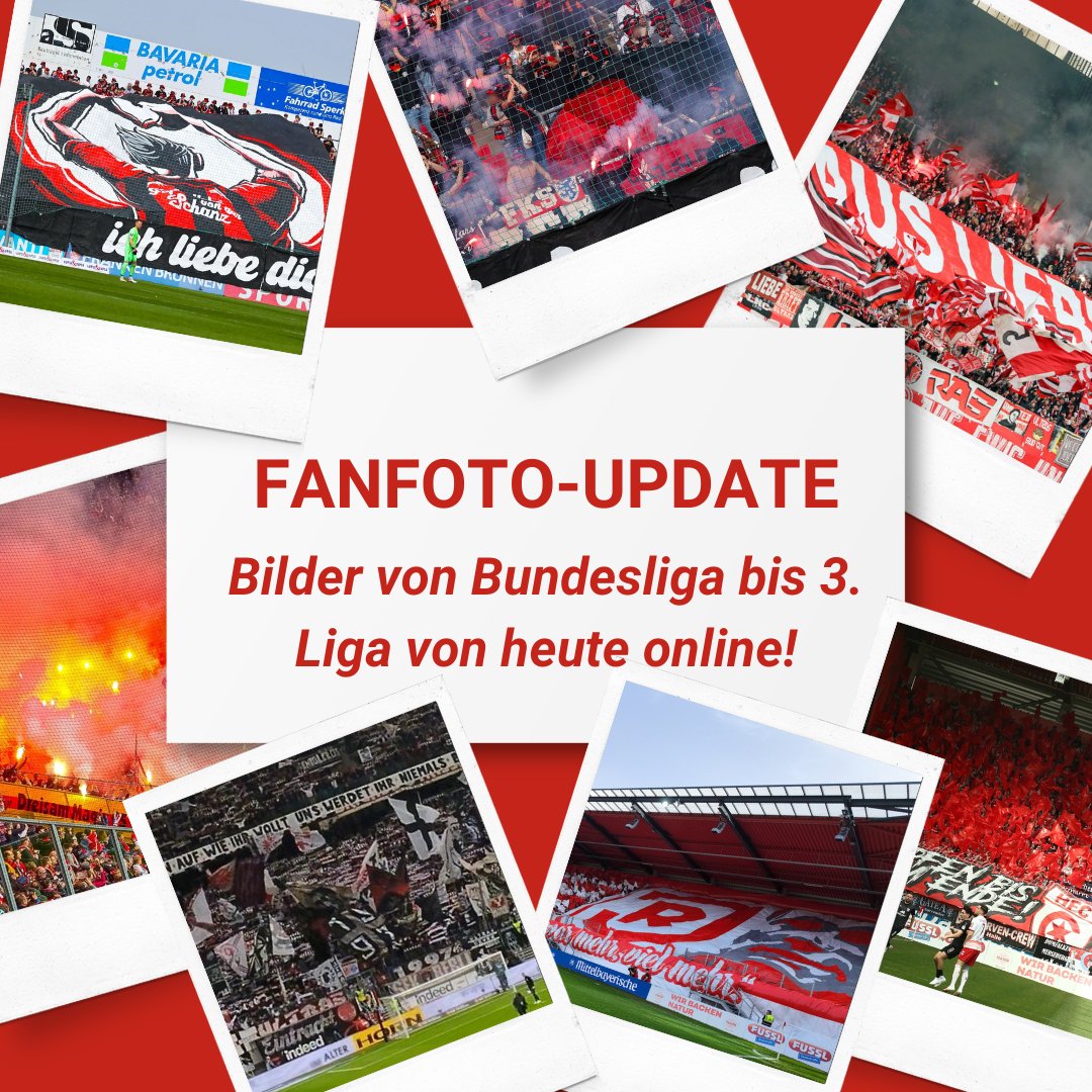 Großes Update an Fanfotos von #Bundesliga bis #3Liga online: #SGEFCU #FCKF95 #BMGSCF #UHGFCI #SSVHFC #EBSELV faszination-fankurve.de/fanfotos/updat…