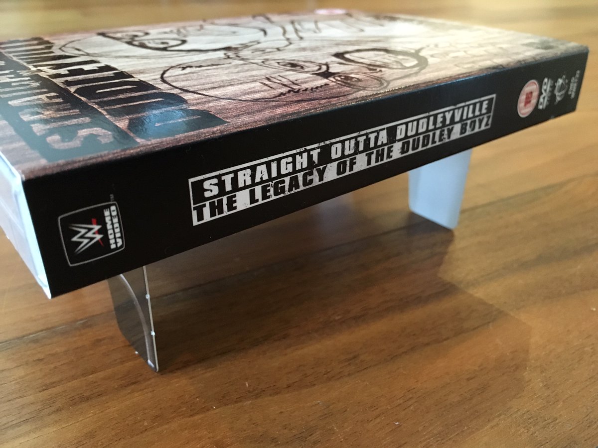 Remember when the Dudley Boyz DVD folded out into a table?!