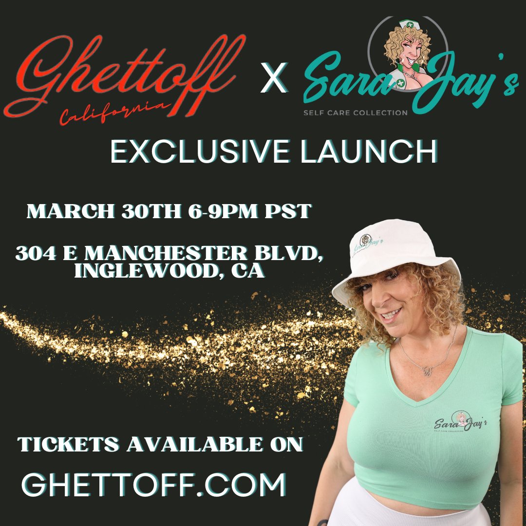 Who's excited for our official launch at @ShopGhettoff today? 💫
Come meet me at the @ShopGhettoff Boutique at
304 E Manchester Blvd, Inglewood, CA
from 6-9pm PST
TICKETS ARE LIMITED, GET YOURS NOW
ghettoff.com/products/ghett…
#cbd #adultboutique #launch