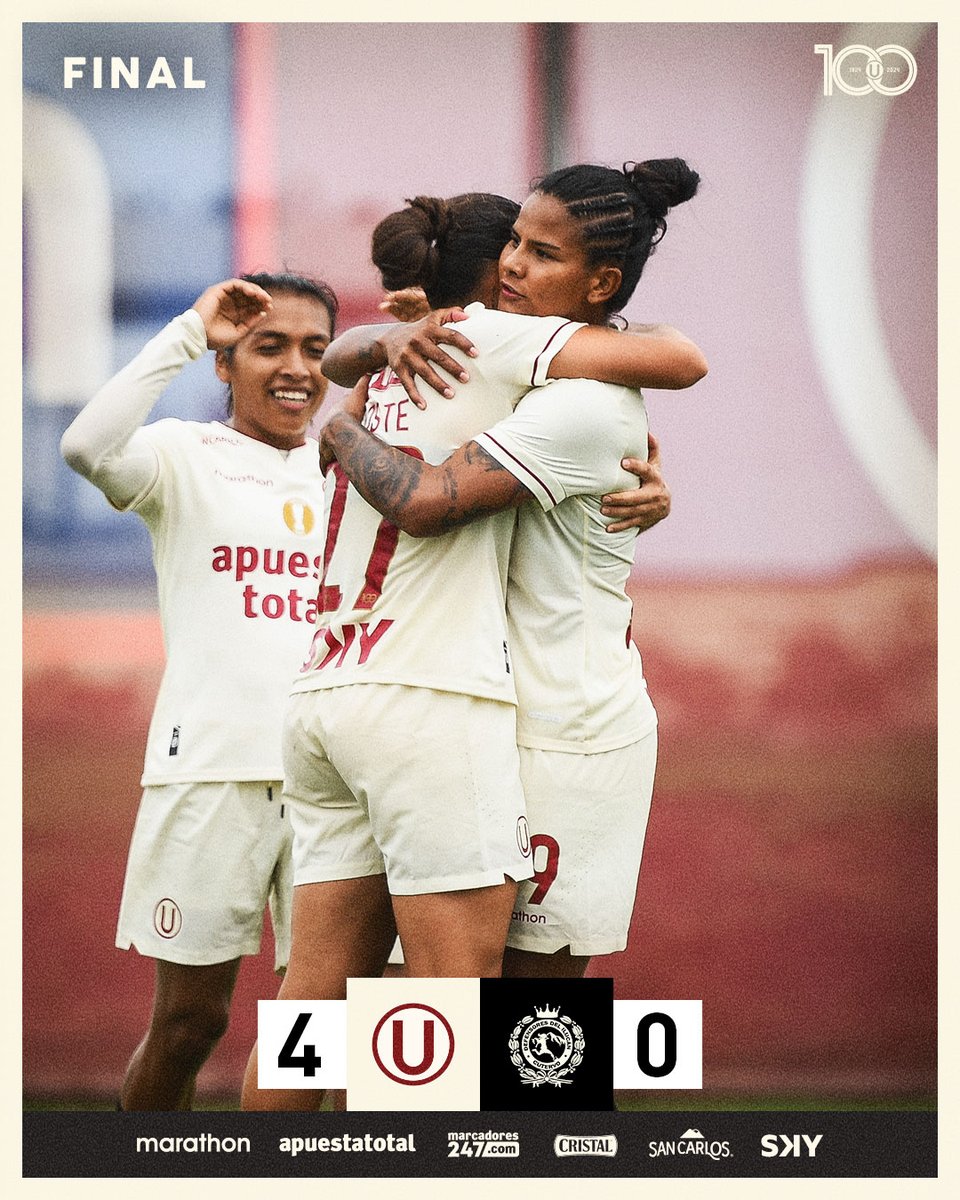 FutFemeninoU's tweet photo. 𝗚𝗔𝗡𝗔𝗥𝗢𝗡 𝗟𝗔𝗦 𝗟𝗘𝗢𝗡𝗔𝗦 🦁💪

⏱️ | 𝗙𝗜𝗡𝗔𝗟 𝗗𝗘𝗟 𝗣𝗔𝗥𝗧𝗜𝗗𝗢

⚽️ Universitario 4-0 Defensores del Ilucán

#VamosLeonas https://t.co/tAkwJQoB7C