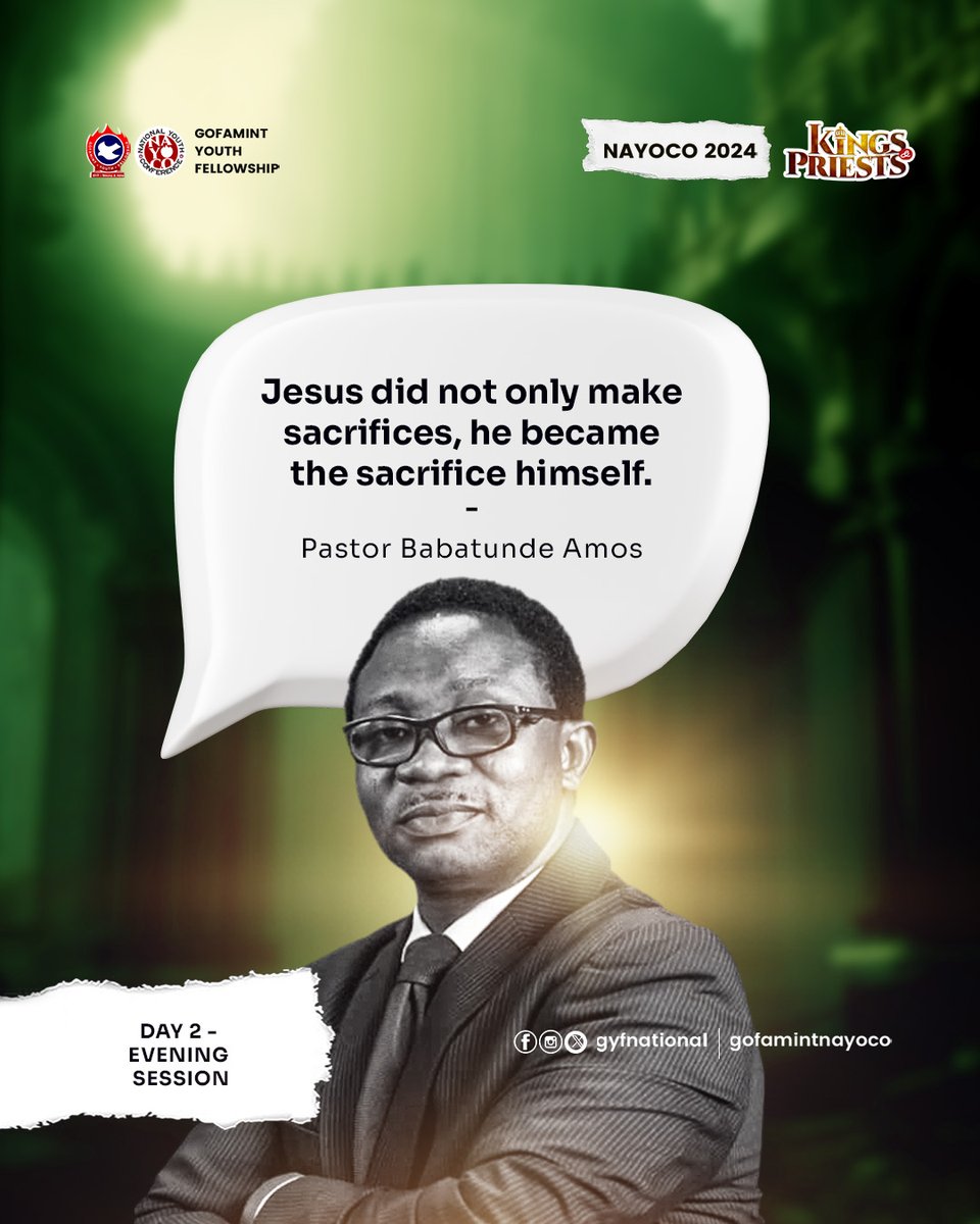 We are set to be ordained to become priests. Pst. Babatunde Amos #gofamintnayoco #NAYOCO #kingsandpriests #GOFAMINT