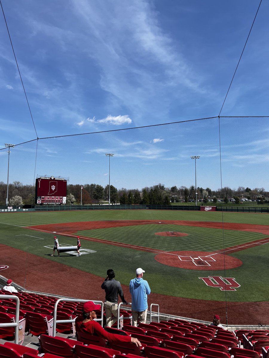 In the words of the late, great Mr. Cub, “Let’s play two!” Indiana and Butler close their series with an afternoon doubleheader. @andrew_hillsman and I have you covered all day on @WIUXSPORTS, beginning at 2:00! #iubase 🔗: iusportsmedia.mixlr.com/events/3297877