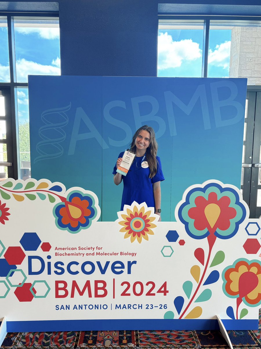 Maria Broering (@mjbroering) on Twitter photo I had an amazing experience at #DiscoverBMB 2024! I loved getting to learn about fantastic science, present my research, network with fellow scientists, and explore the beautiful city of San Antonio! Thank you to everyone at <a href="/ASBMB/">ASBMB</a> who made this conference possible! I had an amazing experience at #DiscoverBMB 2024! I loved getting to learn about fantastic science, present my research, network with fellow scientists, and explore the beautiful city of San Antonio! Thank you to everyone at <a href="/ASBMB/">ASBMB</a> who made this conference possible!