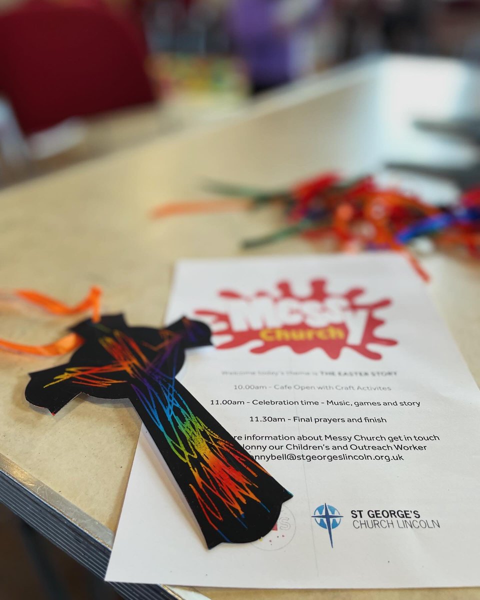 The end of a busy Holy Week - exploring the #easter story with over 50 children and adults through creative activities @MessyChurchBRF from St George’s Church, Lincoln 🙌 @DioceseLinCFY @CofELincoln