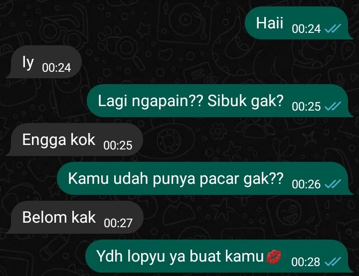 tyssa_12's tweet photo. Mau aja di kibulin😅😅

#Anonymous #Chatbot #Random https://t.co/R79aFFnBZs