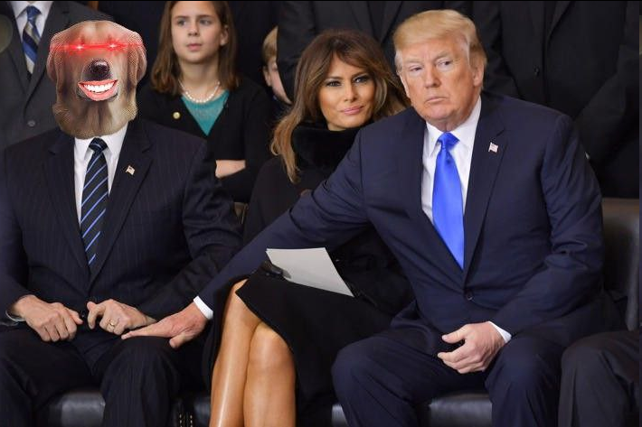 Yo Trump... not in front of the wife....

I guess its hard to keep your hands off $BINU