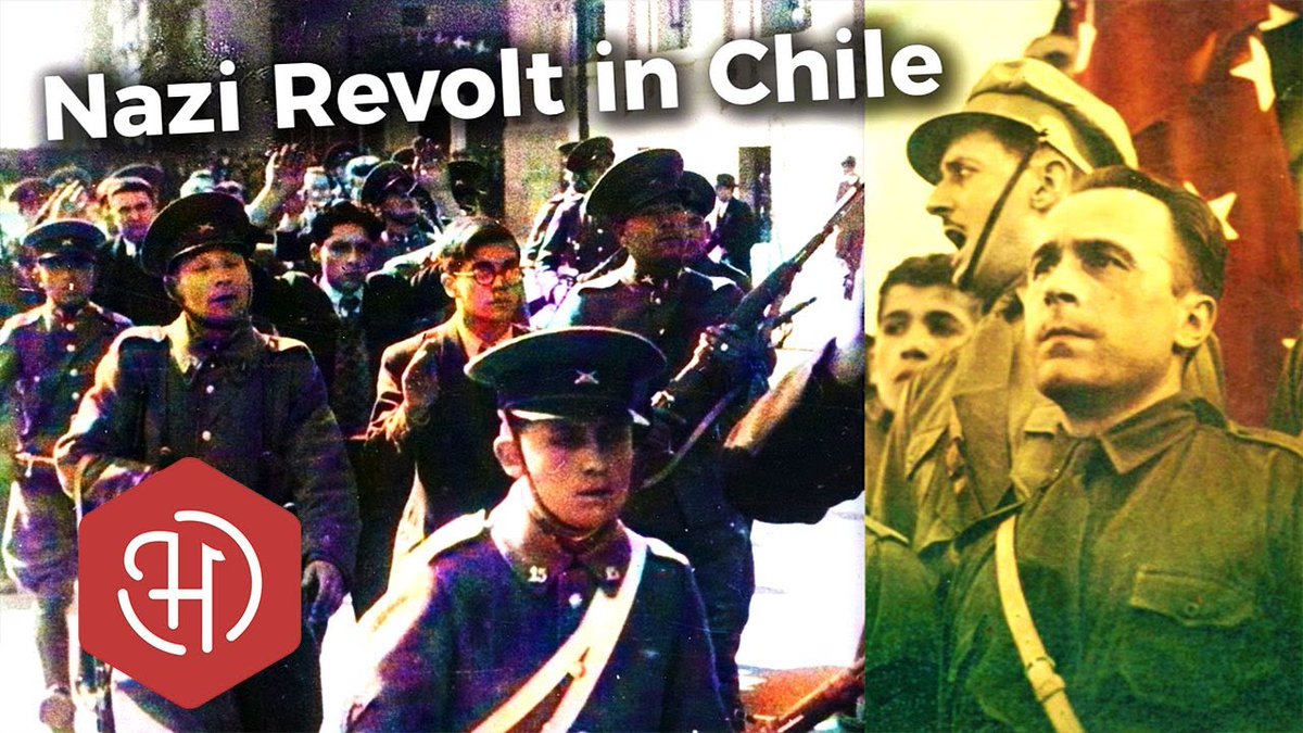 NEW VIDEO - The Forgotten Nazi Uprising in Chile (1938).
youtu.be/fmaxVoTPi_4

#history #historyhustle #historyhustleofficial #historyhustler #ww2 #wwii #worldwartwo #ww2History #wwiihistory #chile #chilegram #instachile #chiletravel #chile🇨🇱 #santiago #santiagodeChile