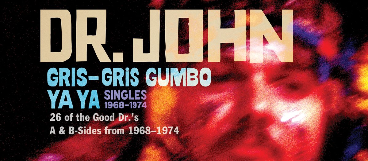 3 week countdown to #RecordStoreDay special release: 'Dr. John - Gris-Gris Gumbo Ya Ya: Singles 1968-1974' all the A & B sides from the US and UK singles between 1968-1974 - Color vinyl printed inner sleeves with updated cover art!🎩 recordstoreday.com/SpecialRelease…