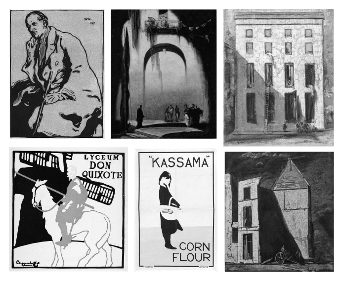designonething's tweet image. Happy birthday James Ferrier Pryde. The accomplished artist, actor &amp;amp; designer, most famous for his influential poster &amp;amp; signboard work done in partnership with his brother-in-law under the name Beggarstaffs, was born today in 1866. #graphicdesign #colorfield