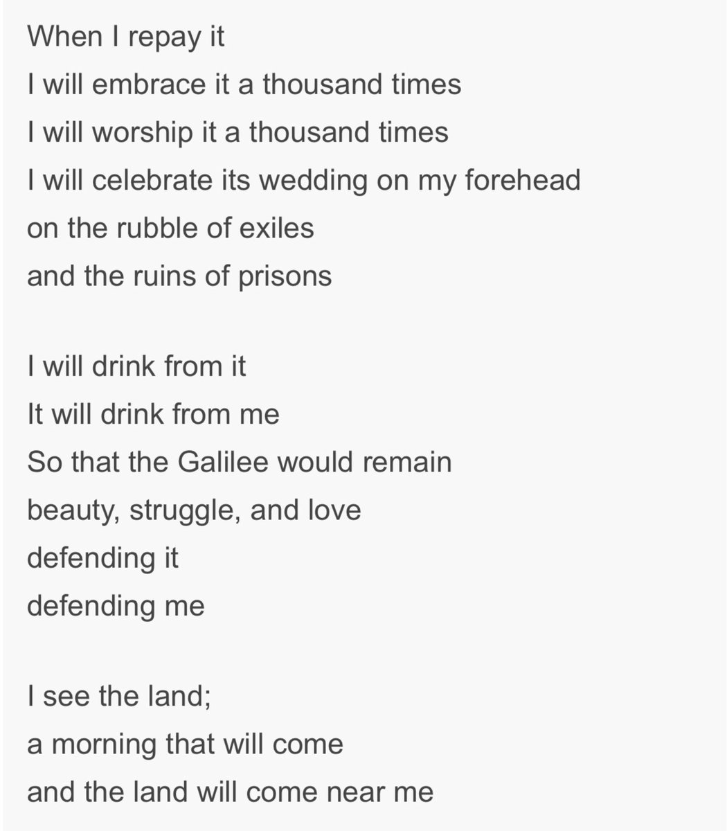 For Land Day, a poem by Rashid Hussein, translated c. 2011 by @sinanantoon. Until liberation— arablit.org/2011/03/30/pal…